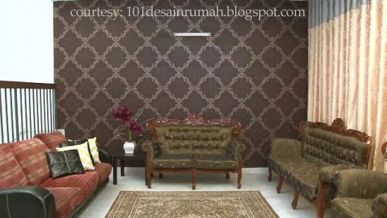 Desain Rumah Ideal Memilih Wallpaper Ruang  Tamu  Yang Elegan