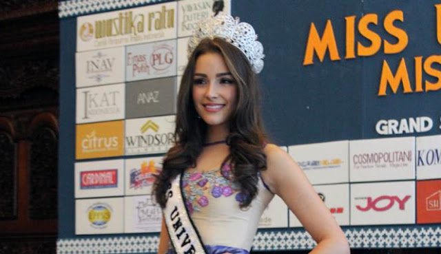 Miss Universe 2012, Olivia Culpo (VIVAnews/Shalli Syartiqa )