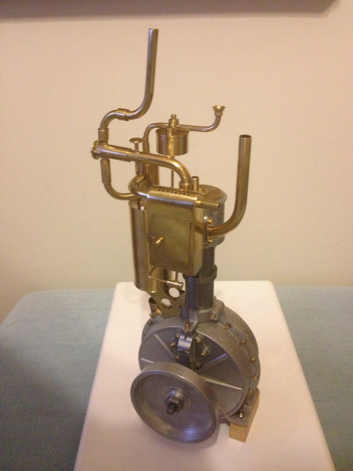 Serhat Ece's Workshop : Daimler 1885 Grandfather clock engine