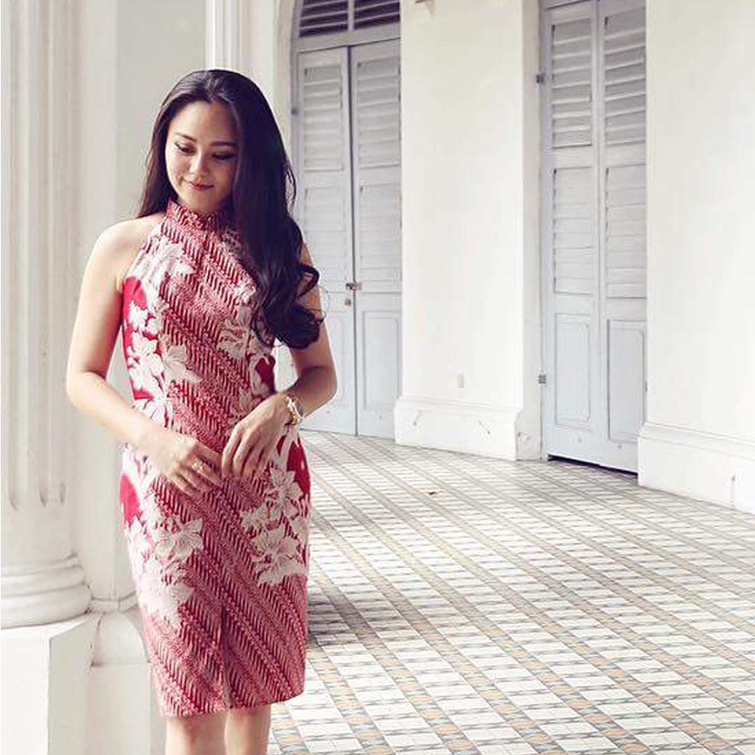 23 Model Dress Batik Tanpa Lengan Paling Populer 2019 Model Baju