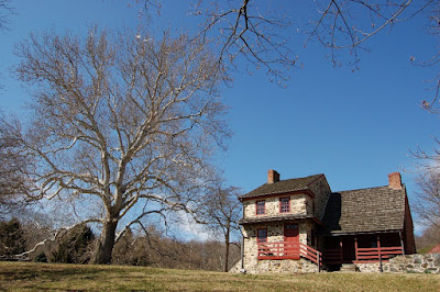 Gilpin House at Brandywine Battlefield with large sycamore tree to left Gilpin House at Brandywine Battlefield with large sycamore tree to left