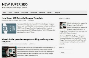 Template Blog New Super SEO Friendly
