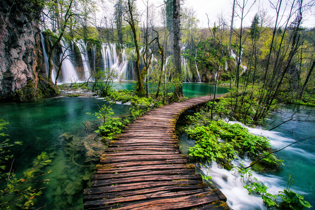 Kari LikeLikes River walkway in Croatia nature