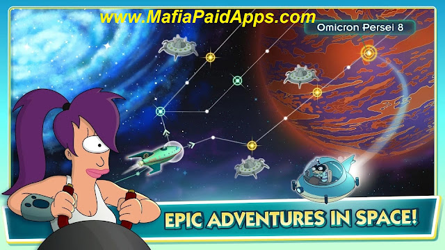 Futurama Worlds of Tomorrow Apk Mod (Free Store) MafiaPaidApps