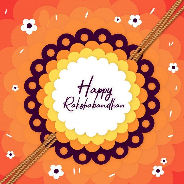 We're Hiring Log in Register Colorful Happy Rakshabandhan Background Poster Free Vector