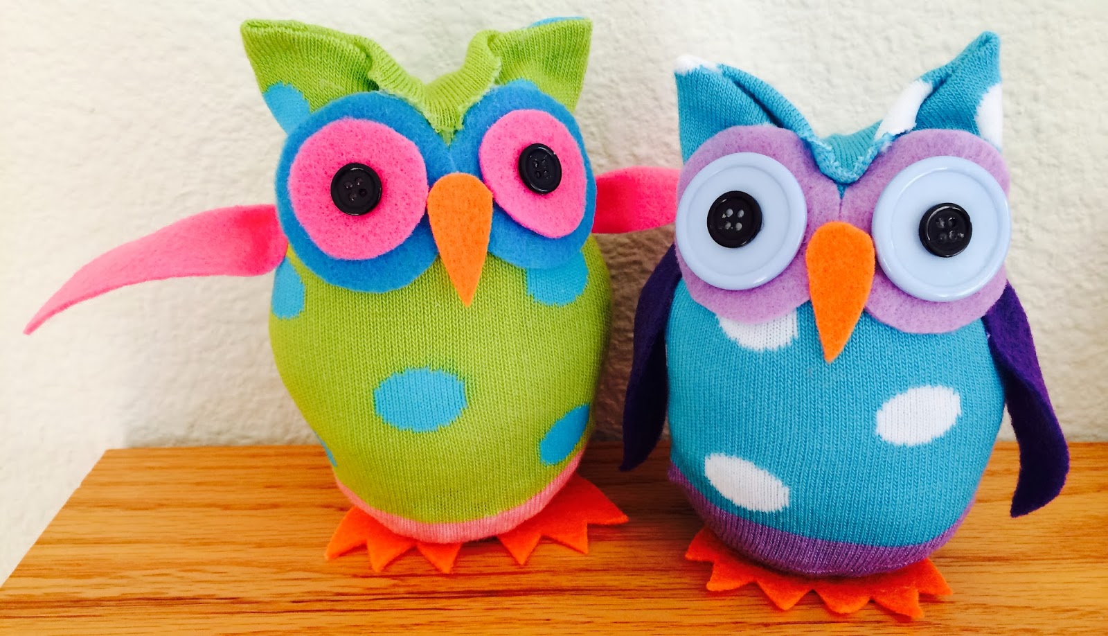 Kathy's Art Project Ideas No Sew Sock Owls