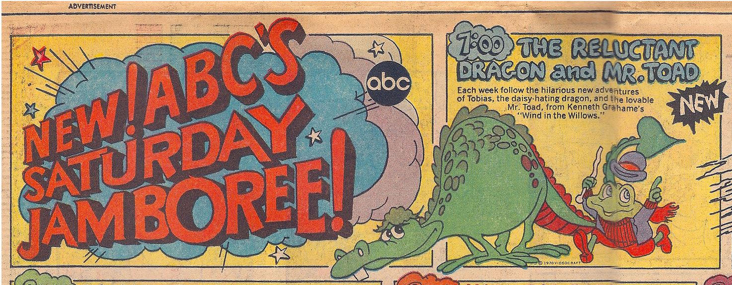 The Reluctant Dragon And Mr Toad Show Rankin/Bass-historian: RANKIN/BASS' THE RELUCTANT DRAGON & MR. TOAD SHOW