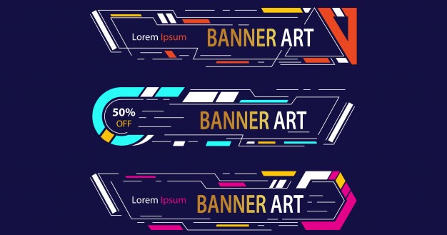 Banner Art Banner Artwork Frame Free Vector Vectorkh