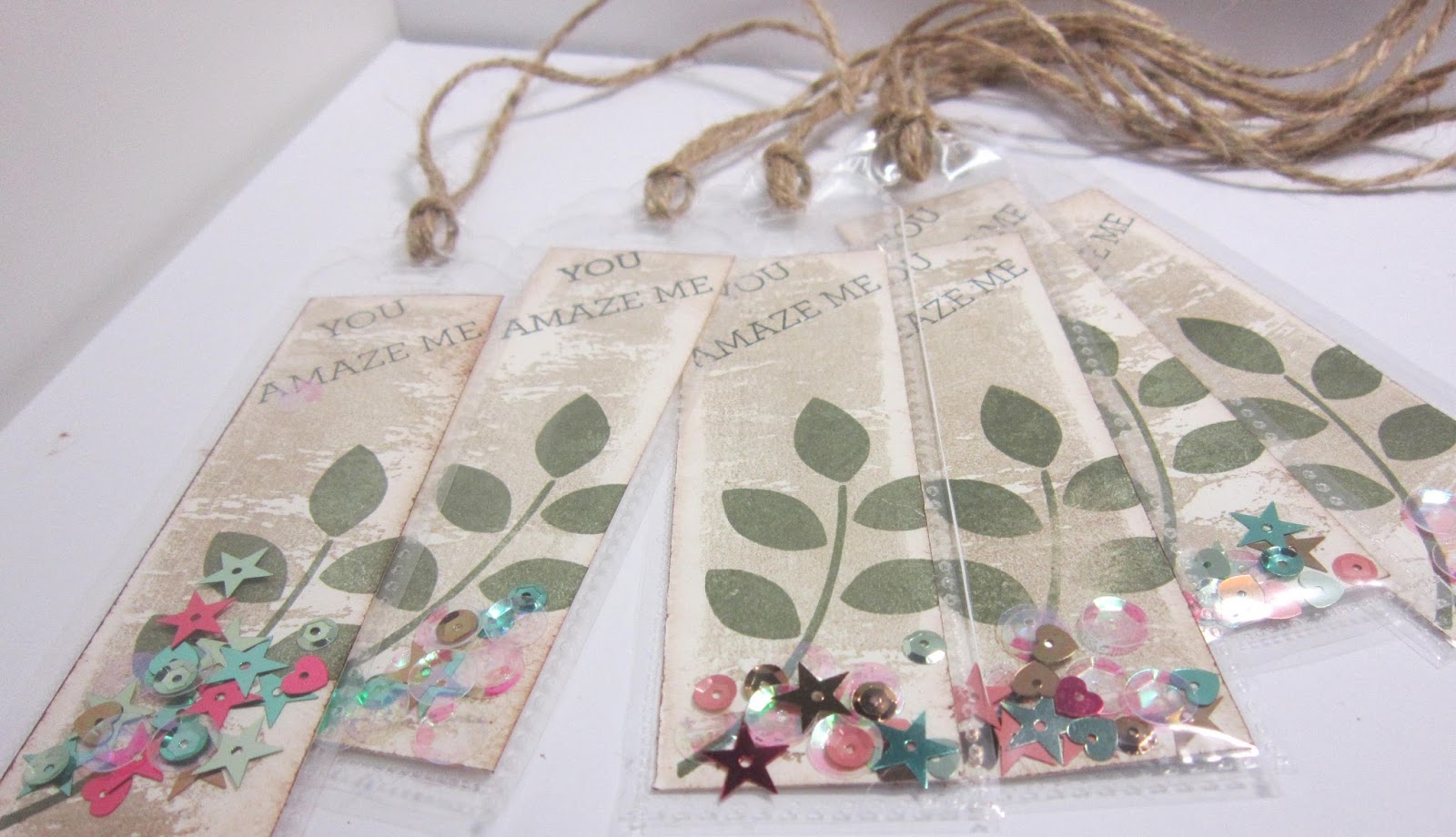 Krafting with Karen Shaker Bookmarks using Fuse Tool