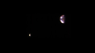 Earth and Moon seen by Mars Reconnaissance Orbiter spacecraft from 205 million kilometers away