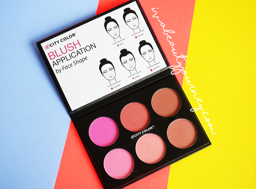 [REVIEW] CITY COLOR GLOW PRO BLUSH PALETTE iva's beauty journey