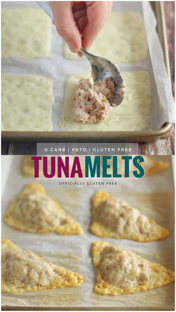 These 4 Ingredient Cheesy Keto Tuna Melts have ZERO Carbs!!!! They're quick to throw together making them the Perfect No Carb Lunch or Snack.