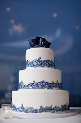 cake cakes navy indigo lace royal weddings torte designs purple stylisheve reception yellow shades da ribbon gold beautifulweddings eco winter