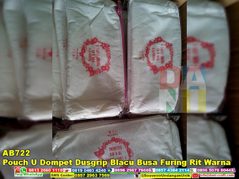 jual Pouch U Dompet Dusgrip Blacu Busa Furing Rit Warna