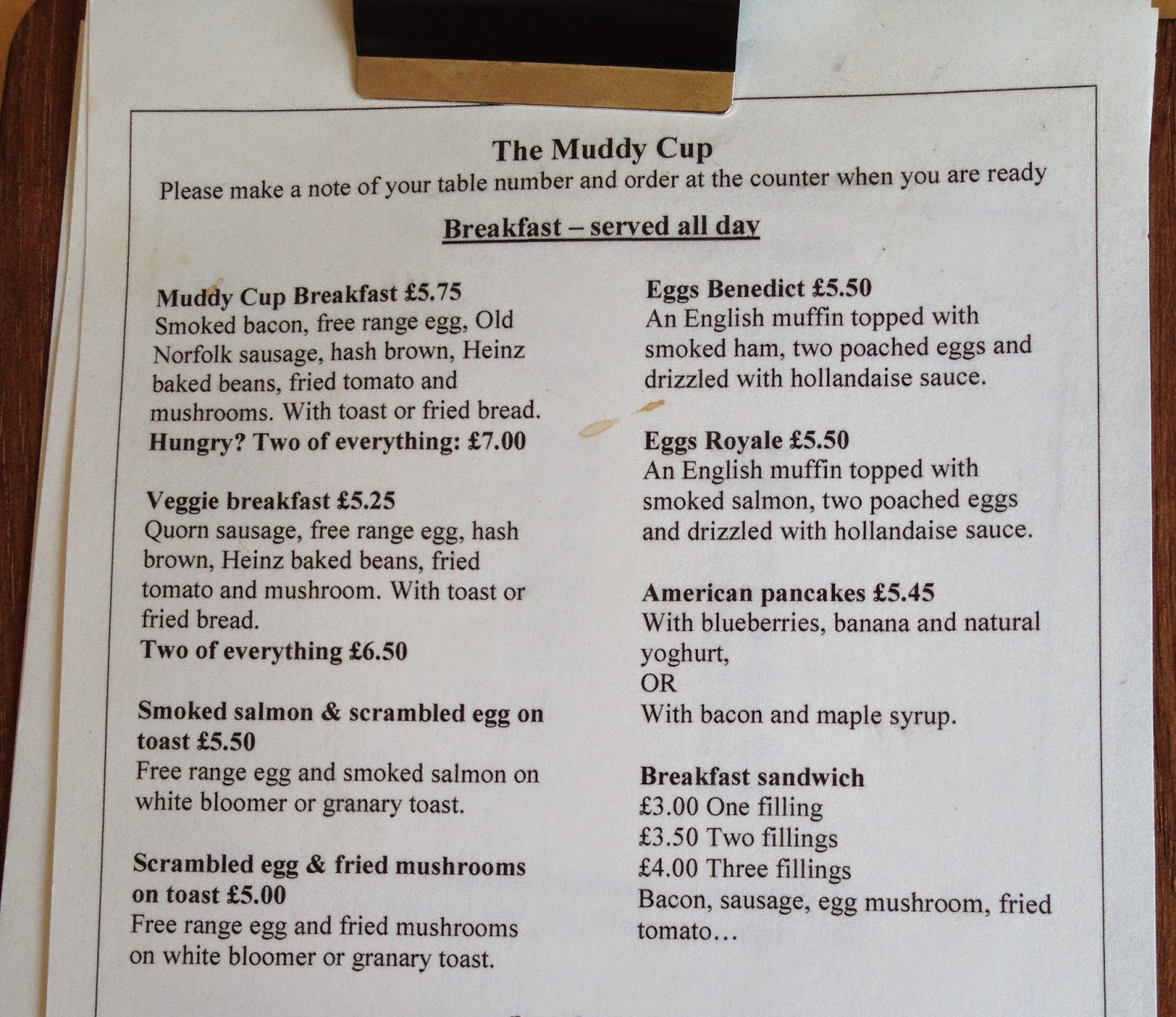 The Fry up Inspector: May 2014