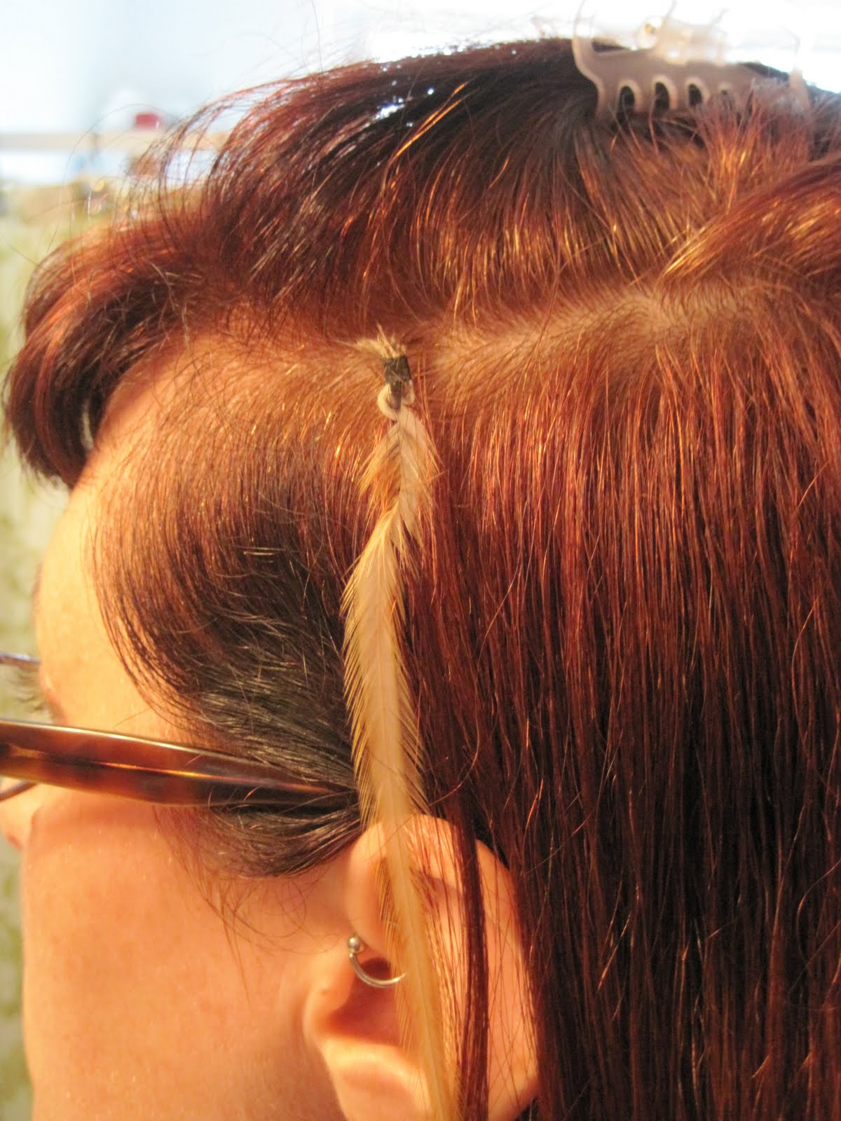 Hairstyle How To Attach Feather Extensions To Your Hair