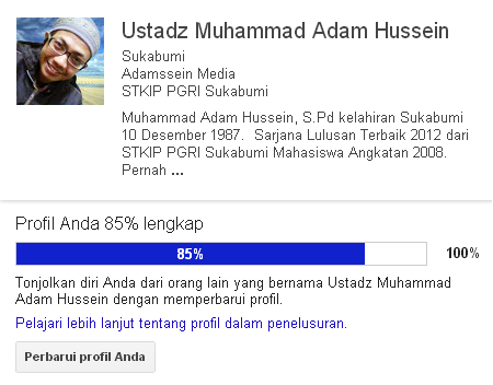 Hasil Google Plus Rank untuk Ustadz Muhammad Adam Hussein Hasil Google Plus Rank untuk Ustadz Muhammad Adam Hussein