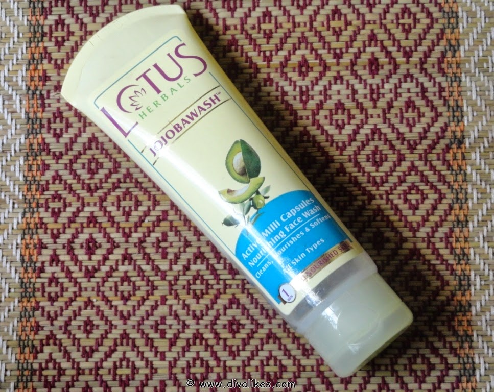 Lotus Herbals Jojobawash Active Milli Capsules Nourishing Face Wash
