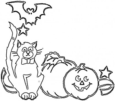 Halloween Bat Coloring Pictures