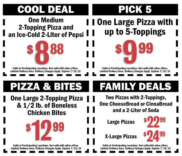 peter piper pizza coupons