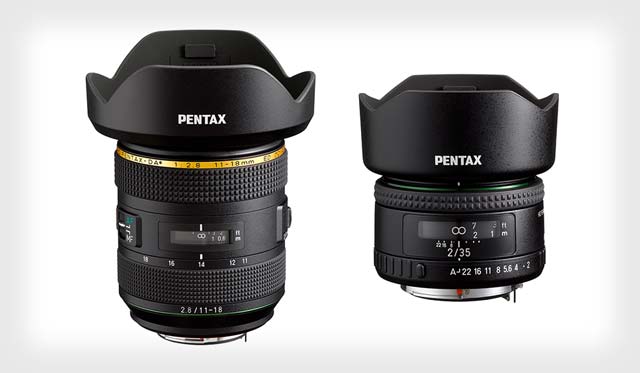 HD Pentax-DA ★ 11-18mm f/2.8 ED DC AW и HD Pentax-FA 35mm f/2 