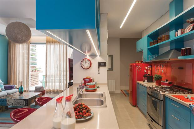 cozinha azul turquesa, blog achados de decoração cozinha azul turquesa, blog achados de decoração