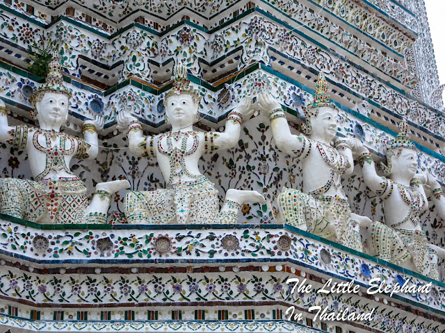 Detail of Wat Arun in Bangkok, Thailand Wat Arun in Bangkok, Thailand