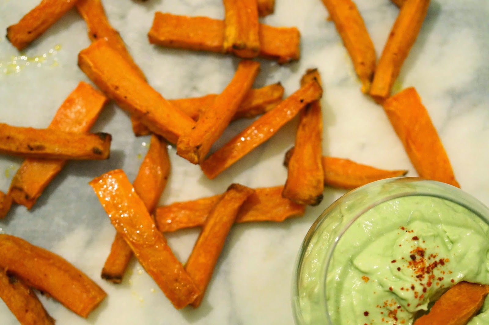 The Cook Time Frites de patates douces et sauce crémeuse à l