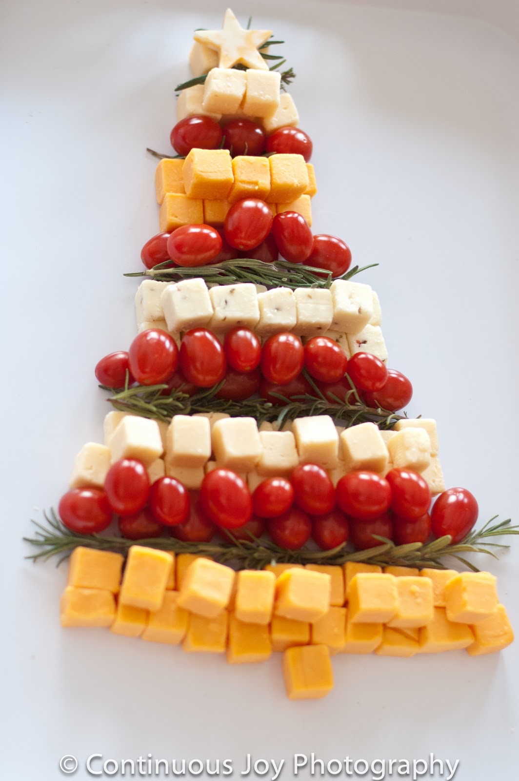 Art From My Table Christmas cheese plate