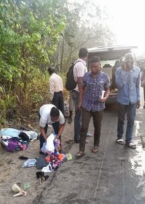 2 Exclusive pics: Armed robbers attack bus passengers at Ore