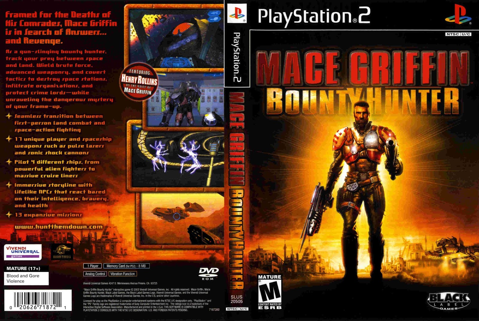 Base Um Gtba Mace Griffin Bounty Hunter Capa Game PS2