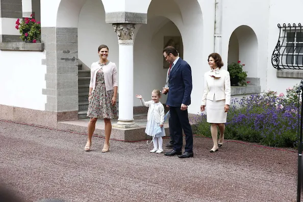 King Carl Gustaf and Queen Silvia, Crown Princess and Prince Daniel  and Princess Estelle