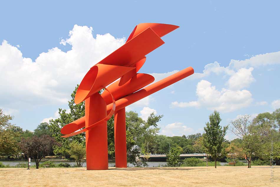 Public Art in Chicago Rockford [ Symbol by Alexander Liberman]
