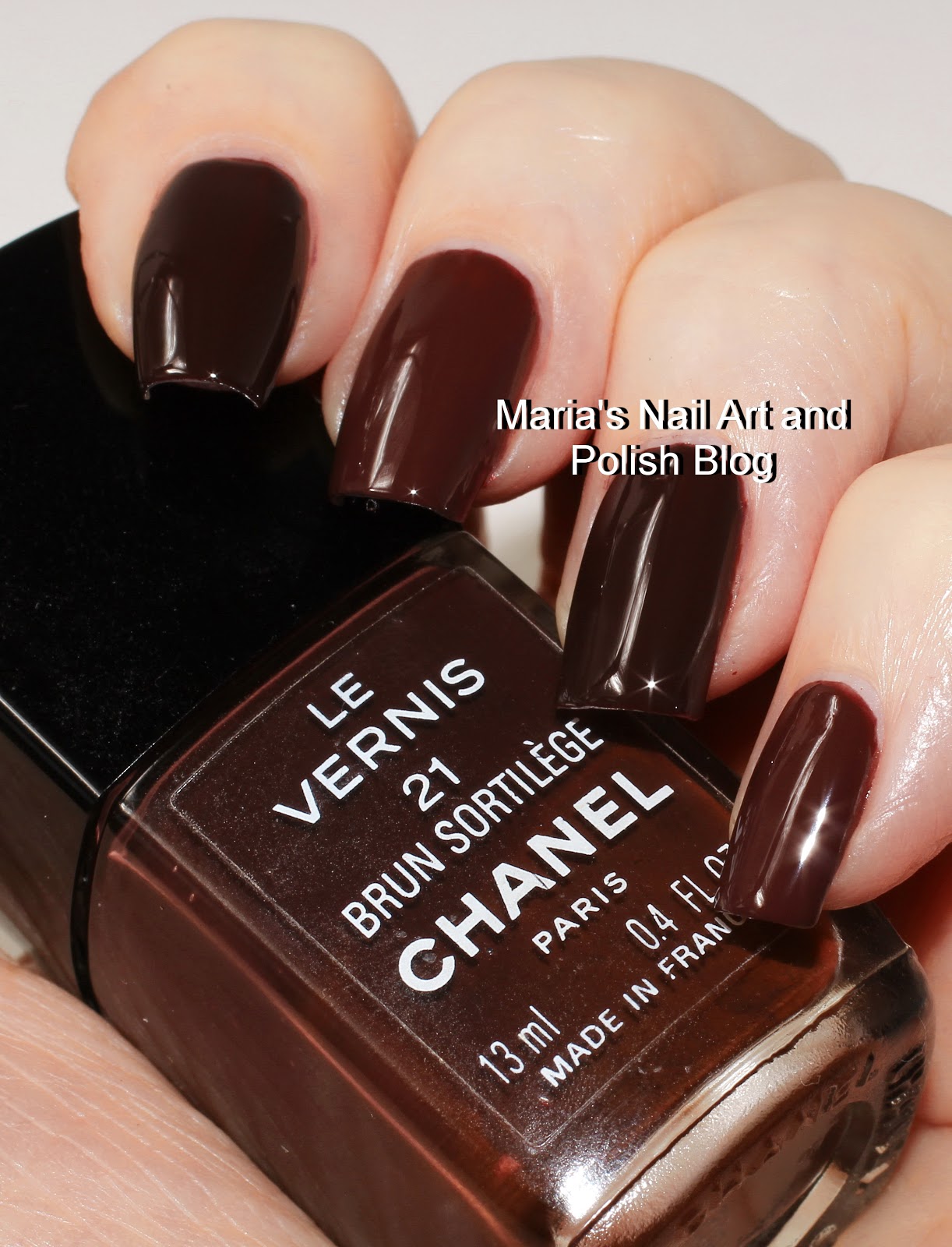 Marias Nail Art and Polish Blog: Chanel Brun Sortilege - Sorceress 21 in and in versions
