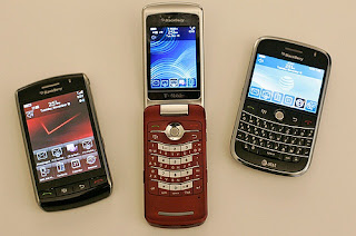 BlackBerry Storm, BlackBerry Pearl Flip, BlackBerry Bold