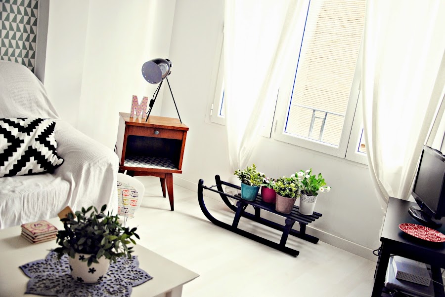 Decoración salón estilo nórdico