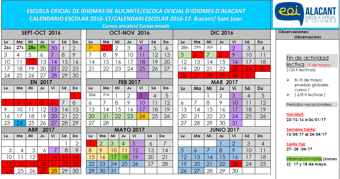 Deutsch B2.1: Kalender