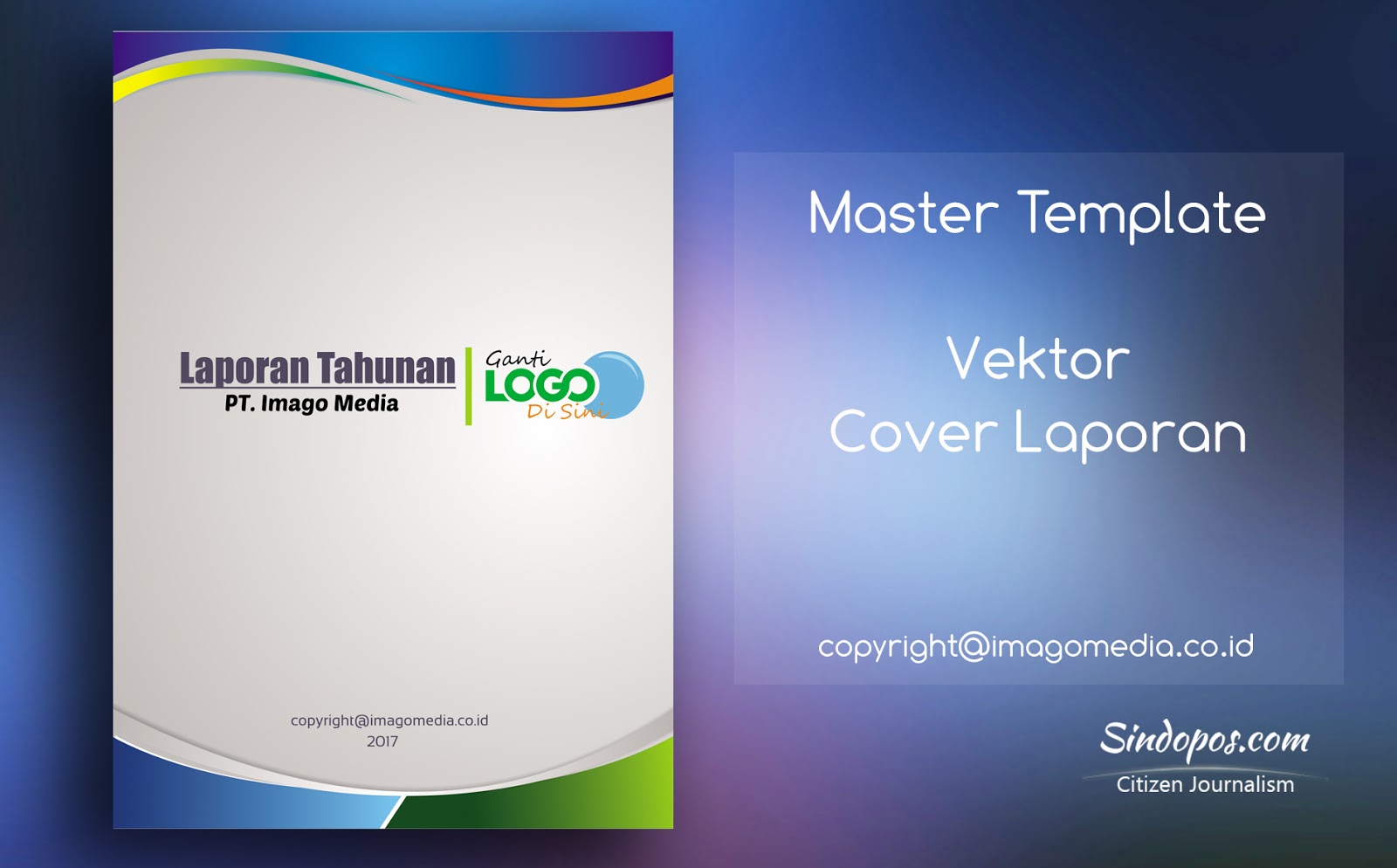 Download Template Desain Cover Laporan Tahunan Artistik 