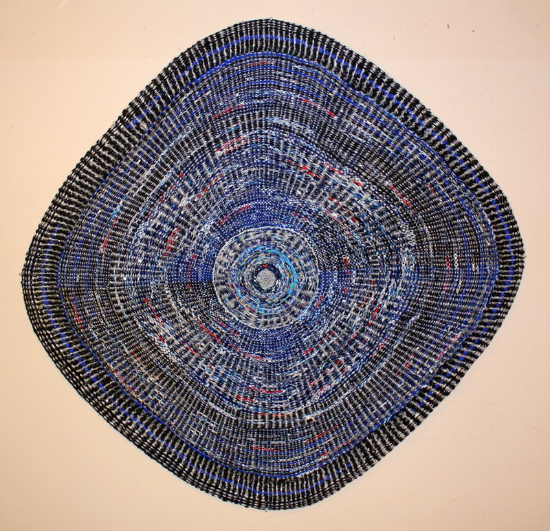 Krystyna Sadej art made of recyclable material Tapestries made with recyclable materials