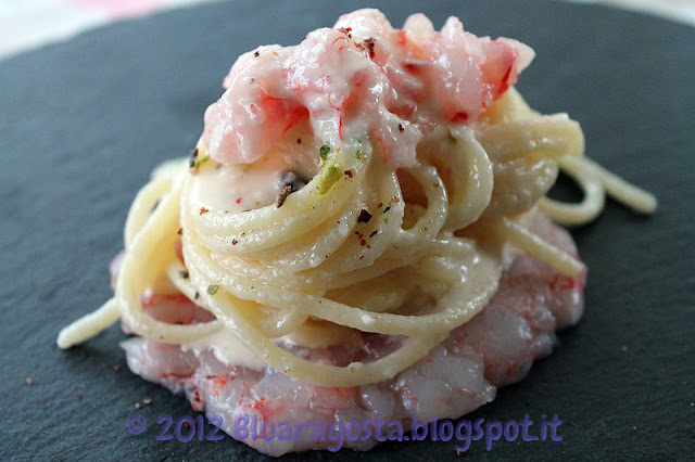 1-spaghetti al beurre blanc e tartare