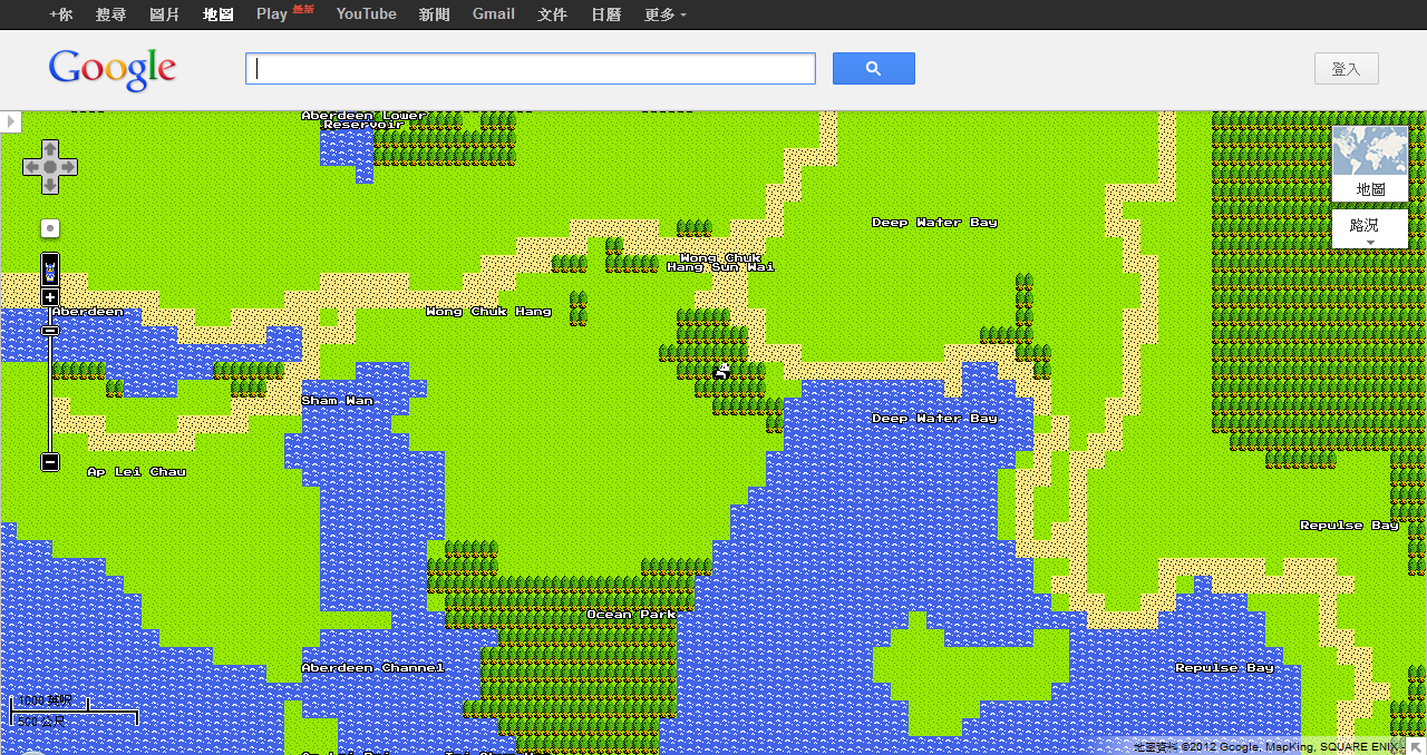 Google Map 8-bit環遊世界  時代宅誌
