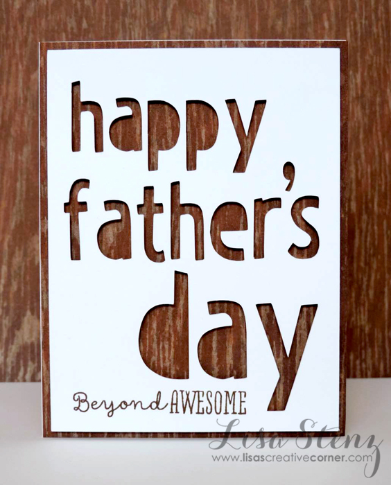 Lisa’s Creative Corner: Father's Day Card
