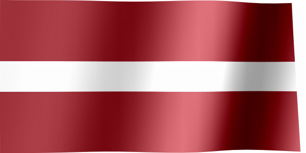 Waving Flag of Latvia (Animated Gif)