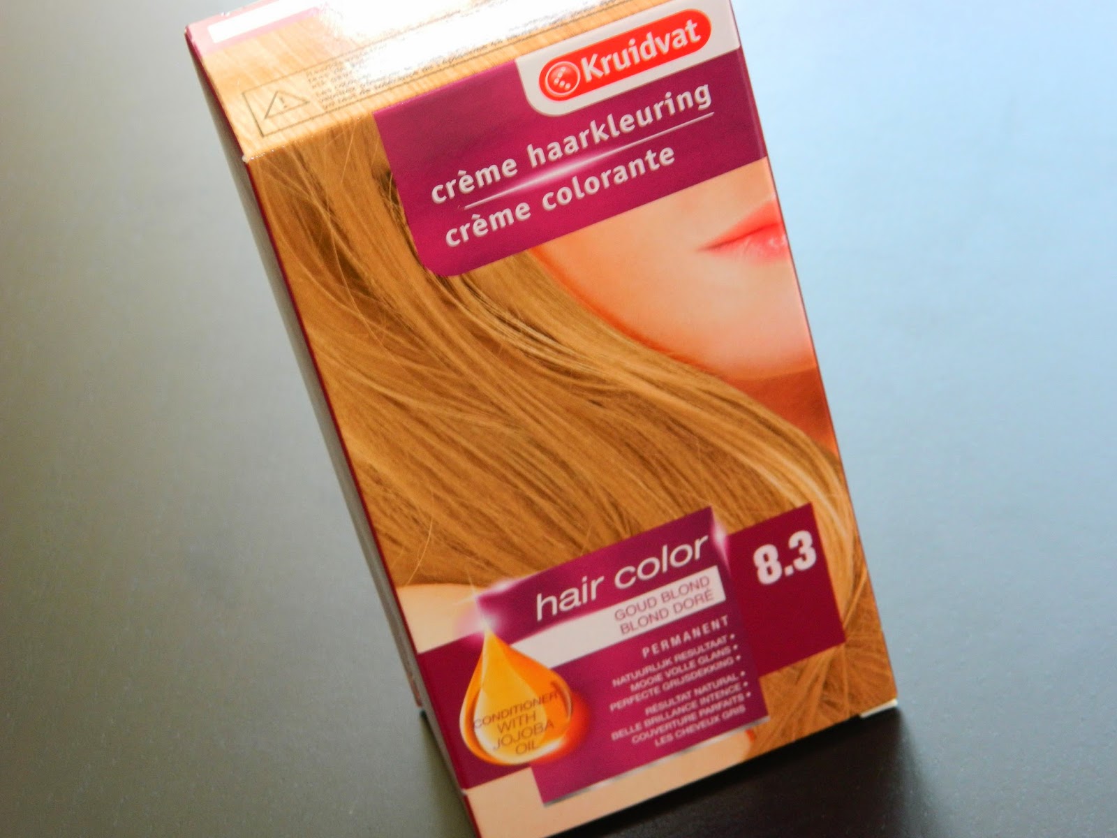 Mijn leven in beeld Kruidvat crème haarkleuring 8.3 goud blond