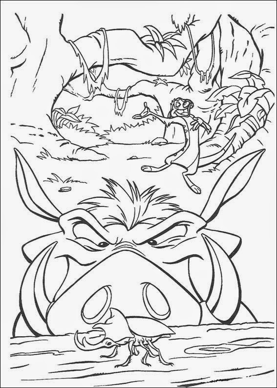 Give Simba's Pride more attention: Lion King Coloring