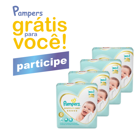 Promoção Pampers Grátis para Você!