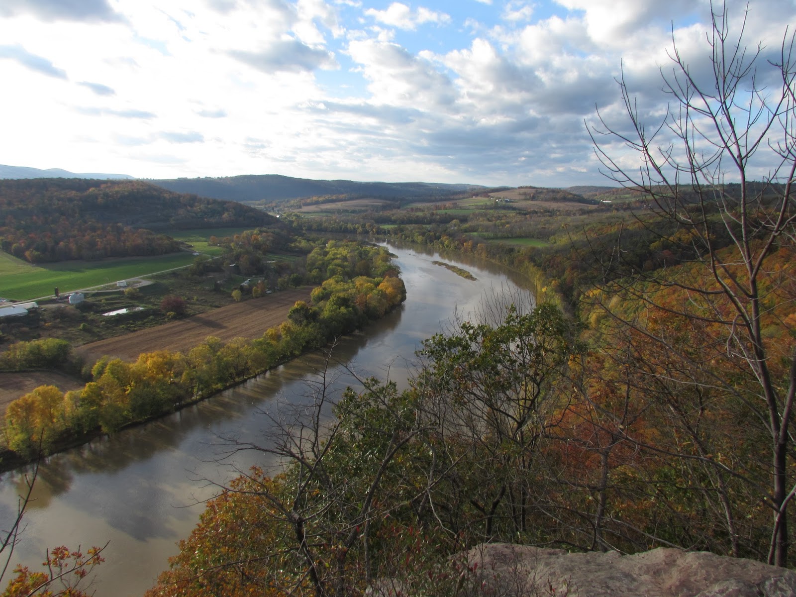 Wyalusing Rocks Overlook Wyalusing, Susquehanna River, Bradford County