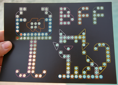 The Playful Otter: Lite-Brite Magic Screen
