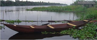 Dugout canoe, Lekki Lagoon, Nigeria