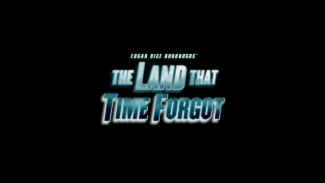 Edgar Rice Burroughs' The Land That Time Forgot title